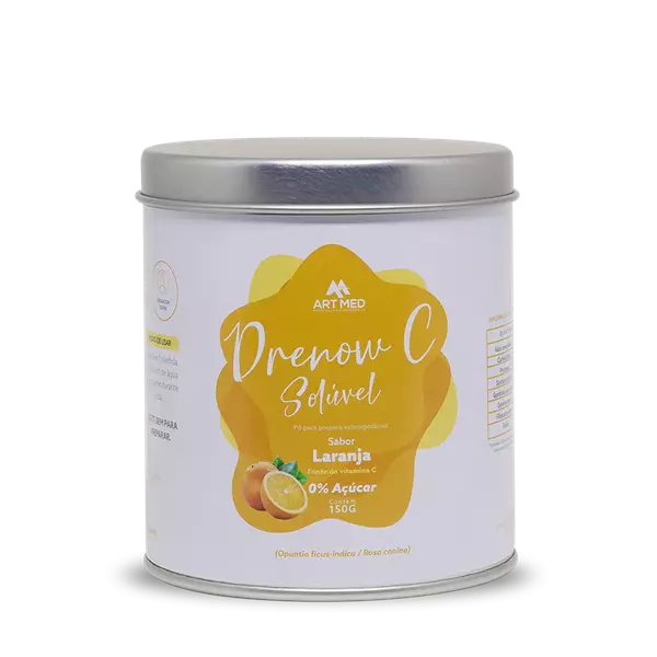 Drenow C Solúvel Sabor Laranja 150g