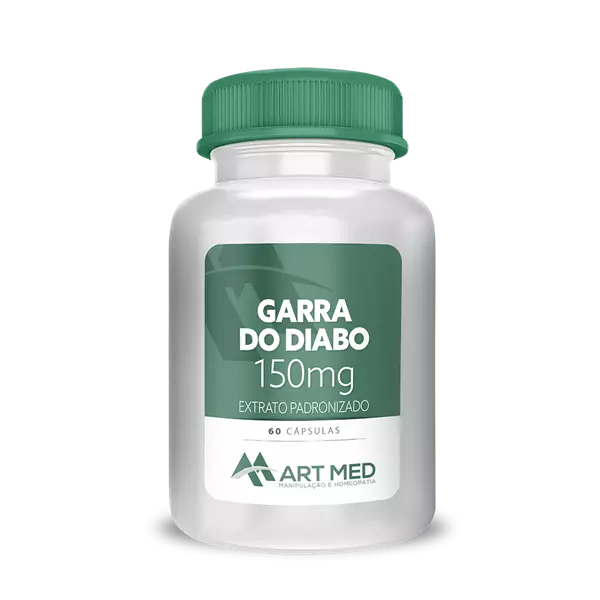 Garra do diabo 150mg extrato padronizado 60 Cápsulas