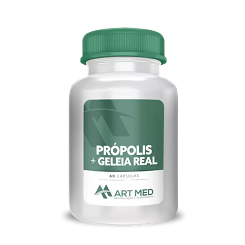 Própolis + Geleia Real 60 Cápsulas