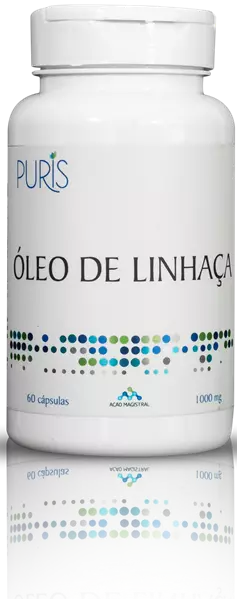 Puris Óleo de Linhaça 1g 60 Cápsulas 