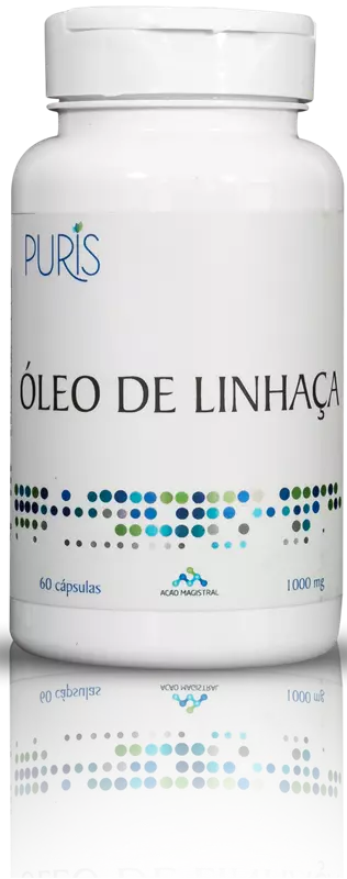 Puris Óleo de Linhaça 1g 60 Cápsulas 