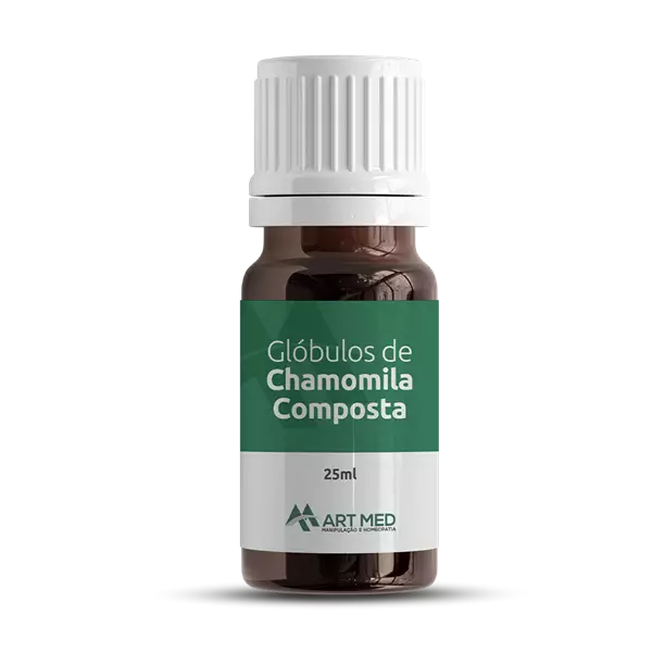 Glóbulos de Chamomila Composta  25 g Agitação e ansiedade