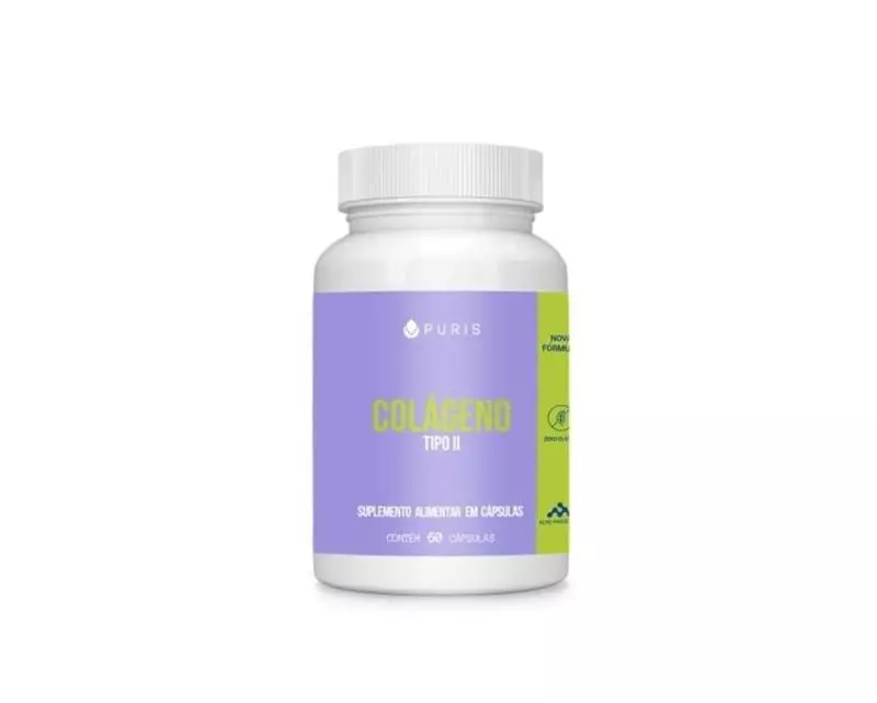 Puris Colágeno Tipo II + Associações 750mg 60 Cápsulas 