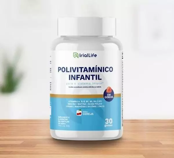 POLIVITAMÍNICO INFANTIL EM GOMAS - IRIAL LIFE