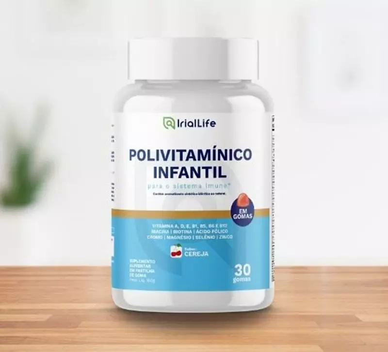 POLIVITAMÍNICO INFANTIL EM GOMAS - IRIAL LIFE