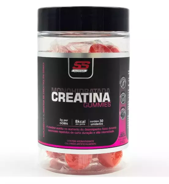 Creatina Gummies SS Nutrition - Sabor Frutas Vermelhas