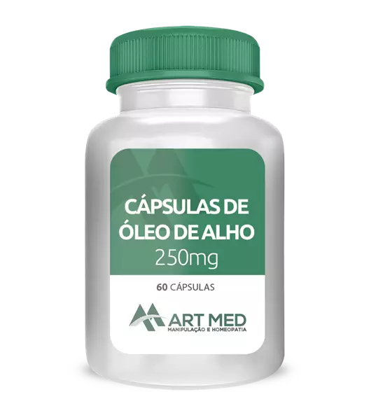 Cápsulas de Óleo de Alho 250 mg  60 cápsulas