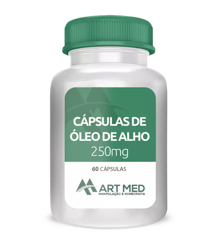 Cápsulas de Óleo de Alho 250 mg  60 cápsulas