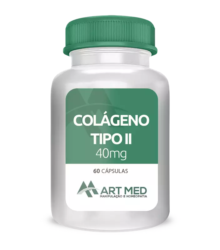 COLÁGENO TIPO II 40 mg  60 cápsulas