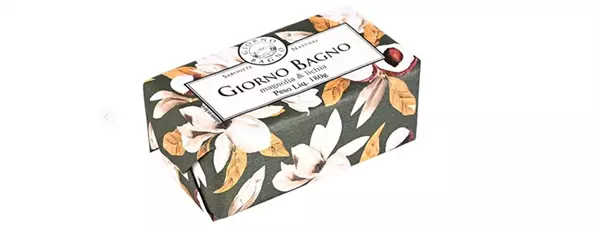 SABONETE EM BARRA GIORNO BAGNO MAGNÓLIA E LICHIA 180G