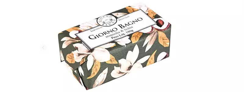 SABONETE EM BARRA GIORNO BAGNO MAGNÓLIA E LICHIA 180G