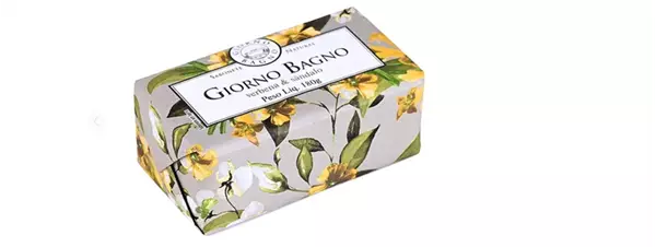 SABONETE EM BARRA GIORNO BAGNO VERBENA E SÂNDALO 180G