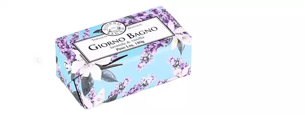 SABONETE EM BARRA GIORNO BAGNO LAVANDA E VANILLA 180G