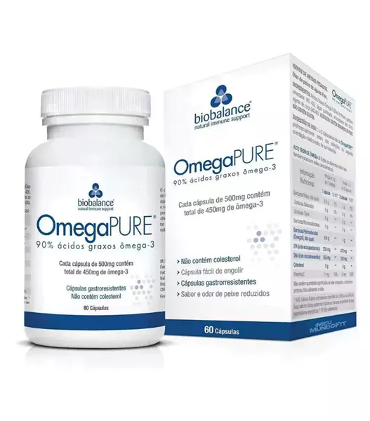 Omegapure Ômega-3 EPA/DHA 60 Caps 500mg