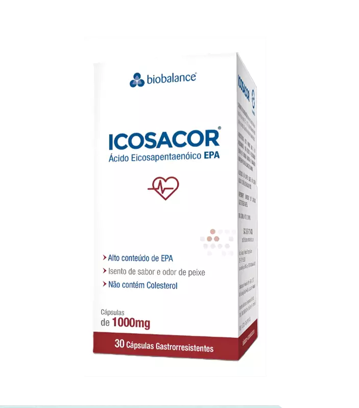 Biobalance - Icosacor Ômega 3 Epa 1gr 30caps - Alto Teor Epa