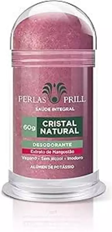 Desodorante Cristal Natural Extrato de Mangostão (60g)