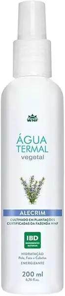 AGUA TERMAL VEGETAL ALECRIM 200ML